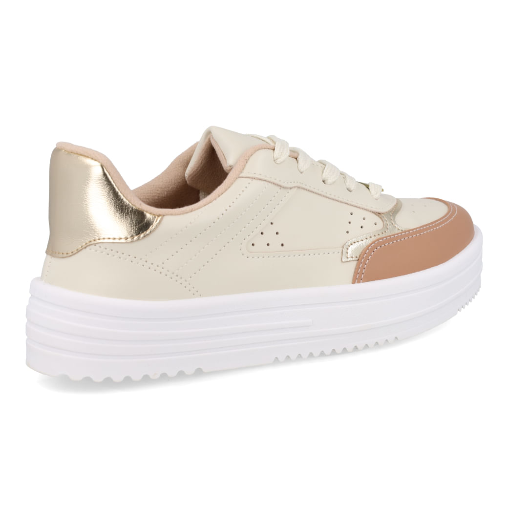 Moleca Tenis Casual 5782-312-17118-96956 Branco Off-Nude-Dourado Sint_6_999999992670139_30